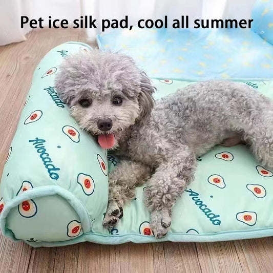 Dogs Mat Cooling Summer Pad Mat For Dogs Cat Blanket Sofa Breathable Pet Dog Bed Summer Washable For Small Medium Large Dogs New