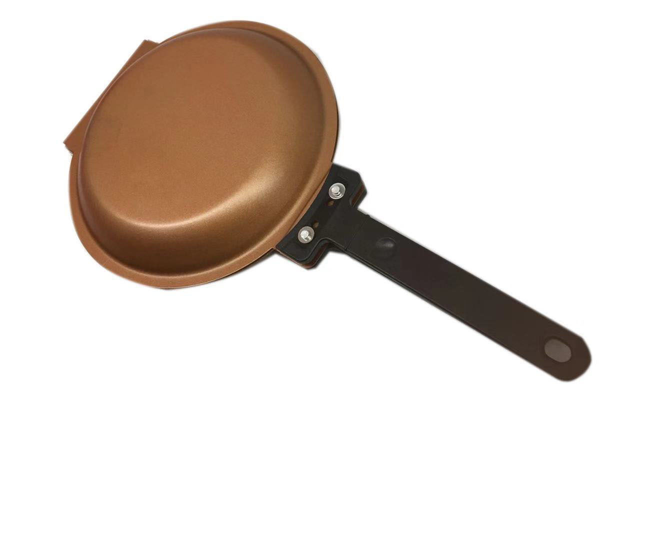 Outdoor Portable Covered Frying Pan / Non-Stick Pan Kitchen Gadgets