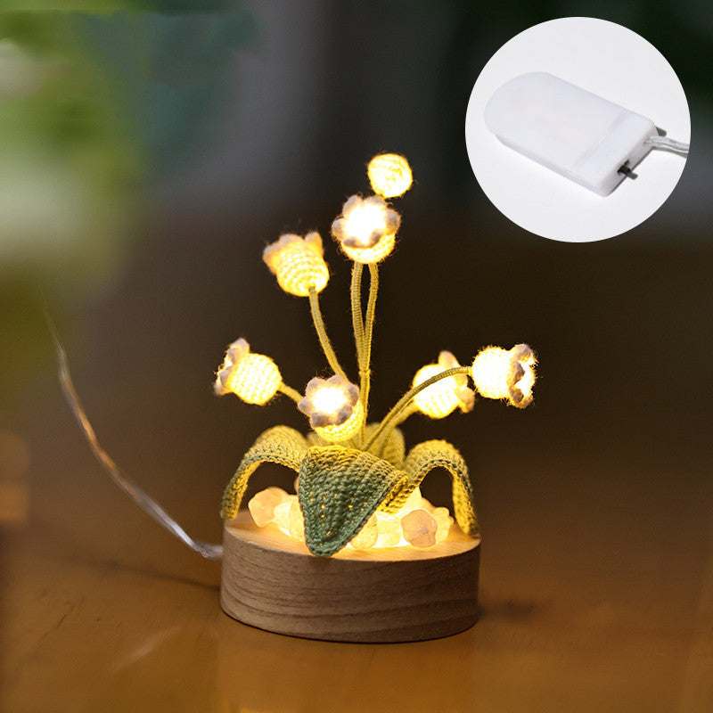 Lily Of The Valley Tulip Night Light /  tulip cube lamp