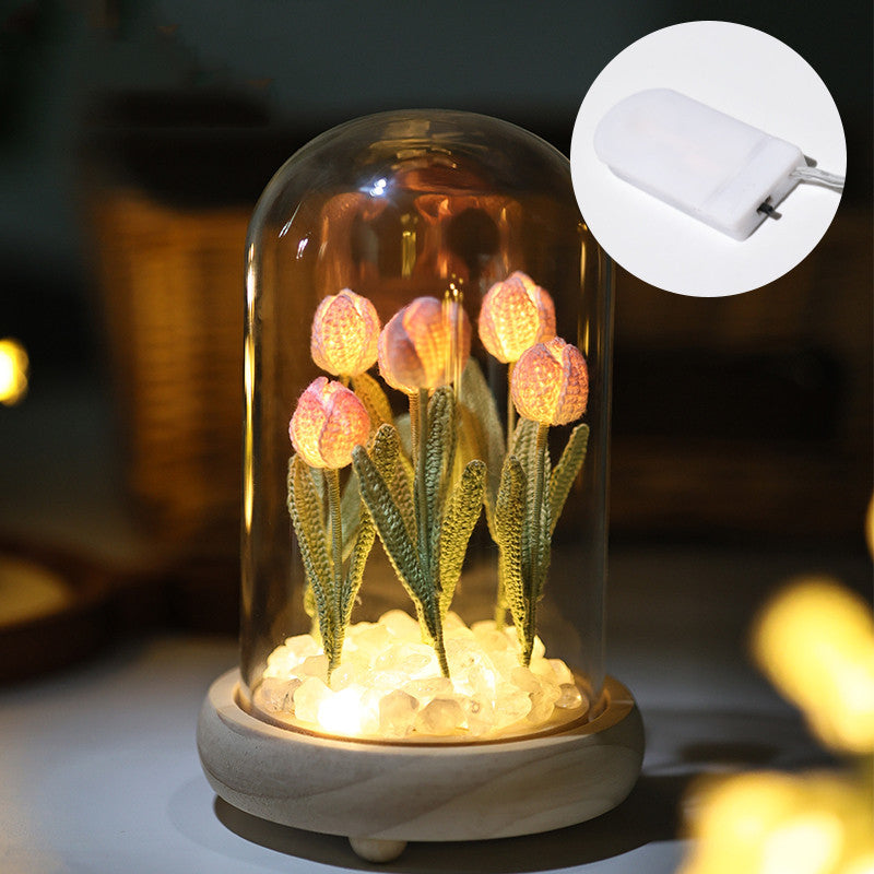 Lily Of The Valley Tulip Night Light /  tulip cube lamp