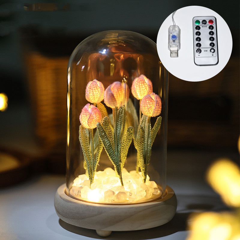 Lily Of The Valley Tulip Night Light /  tulip cube lamp