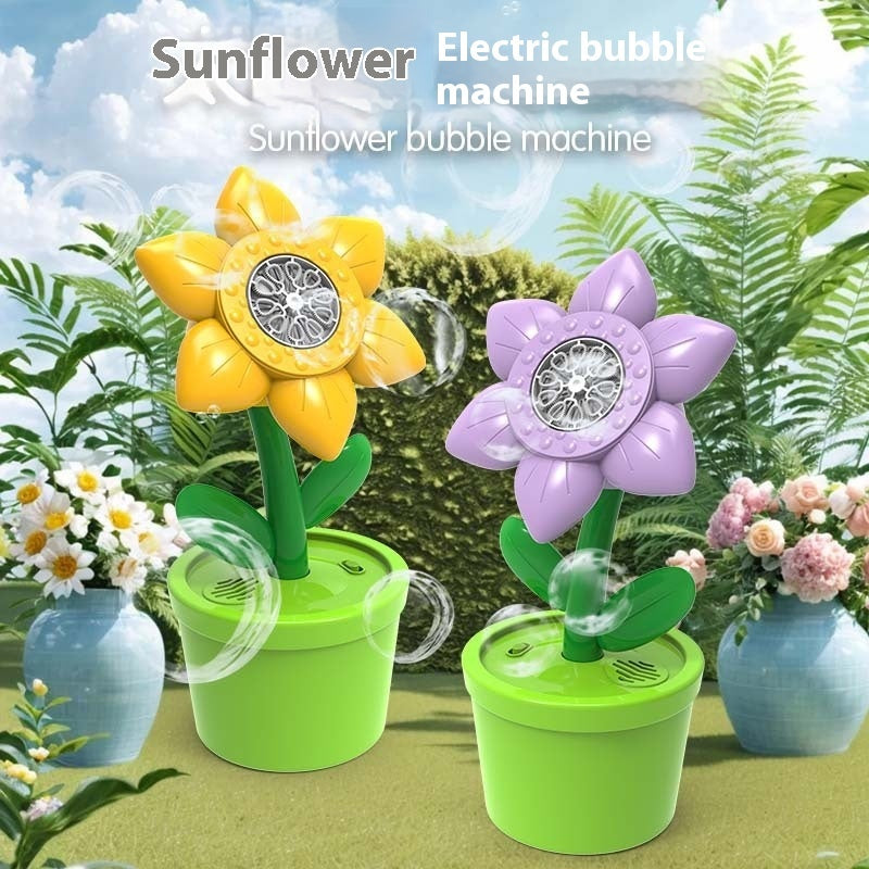 Sunflower SUNFLOWER Potted Charging Automatic Bubble Machine