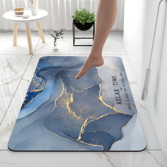 Home Gadget Anti-Slip Mat Super Absorbent Bathroom Floor Mat Diatom Mud Suitable For Kitchen Toilet