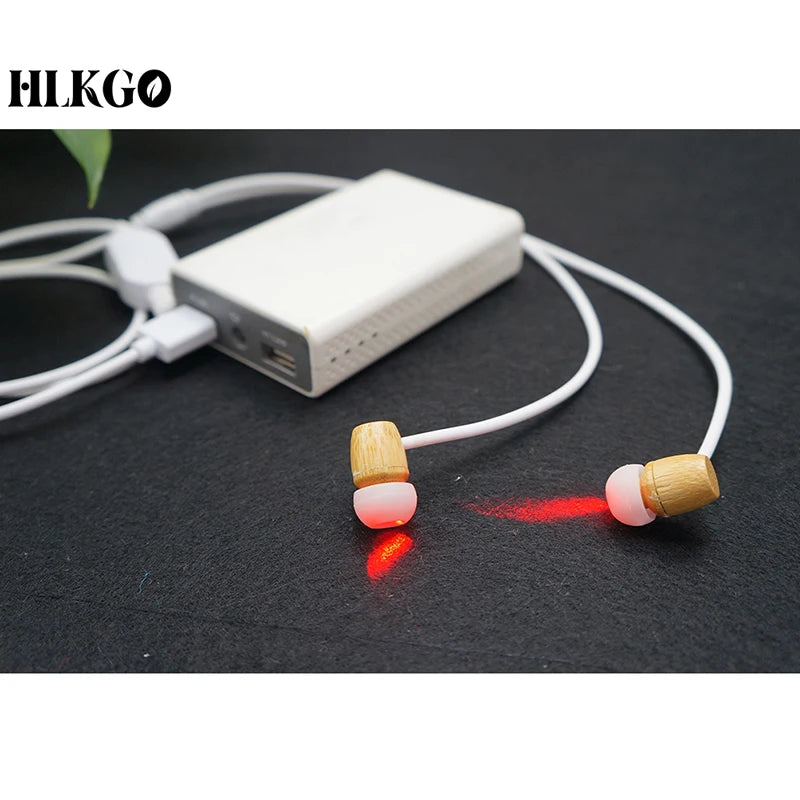 Low Level Laser Irradiation Tinnitus Treatment Ear Problems Solving Physiotherapy Equipment