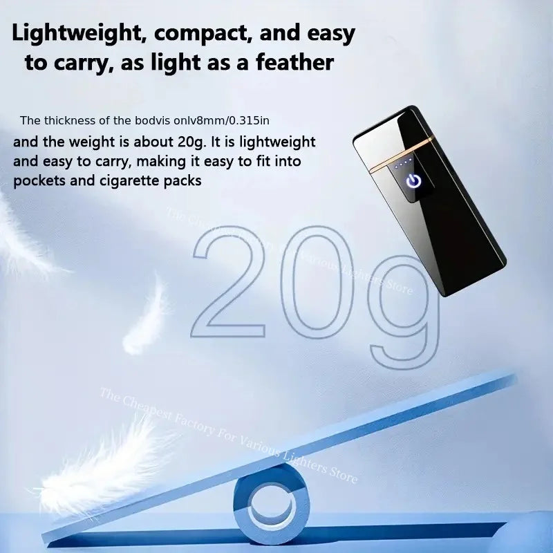 2024 New USB Mini Lighter, Tungsten Safety Cigarette Lighter,Portable Rechargeable Lighter, Outdoor Barbecue Camping Accessories