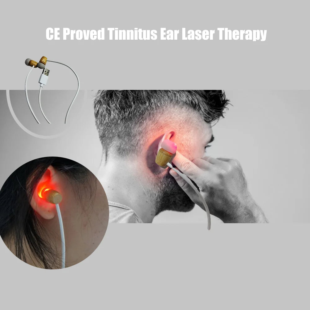 Low Level Laser Irradiation Tinnitus Treatment Ear Problems Solving Physiotherapy Equipment