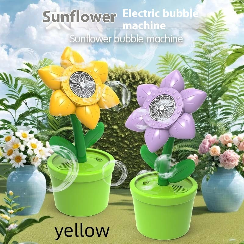 Sunflower SUNFLOWER Potted Charging Automatic Bubble Machine