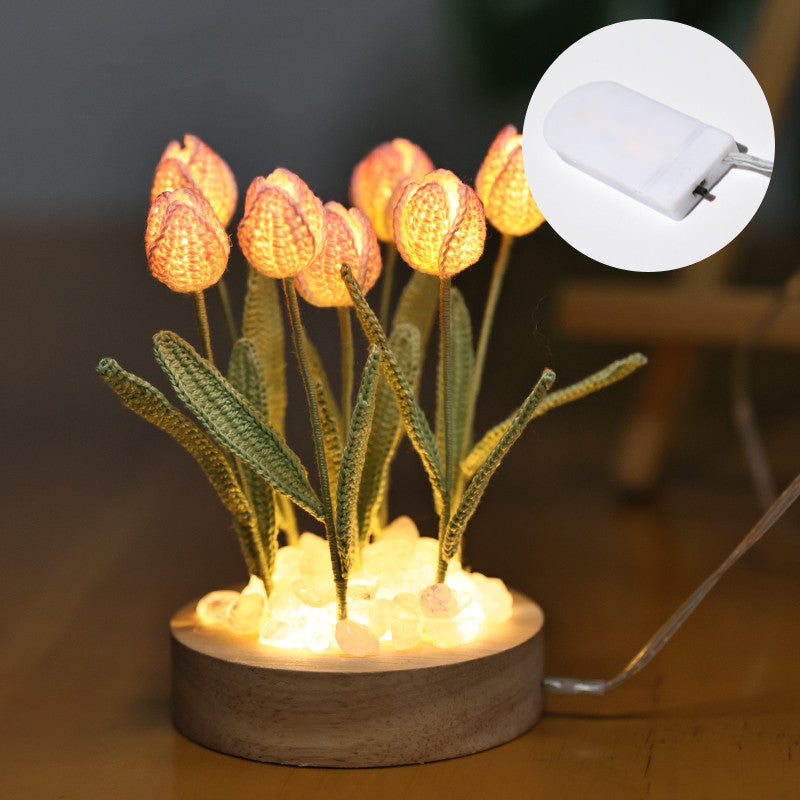 Lily Of The Valley Tulip Night Light /  tulip cube lamp