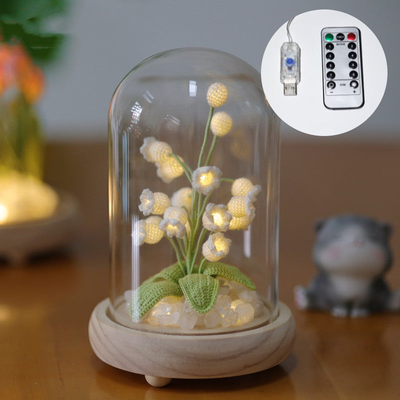 Lily Of The Valley Tulip Night Light /  tulip cube lamp