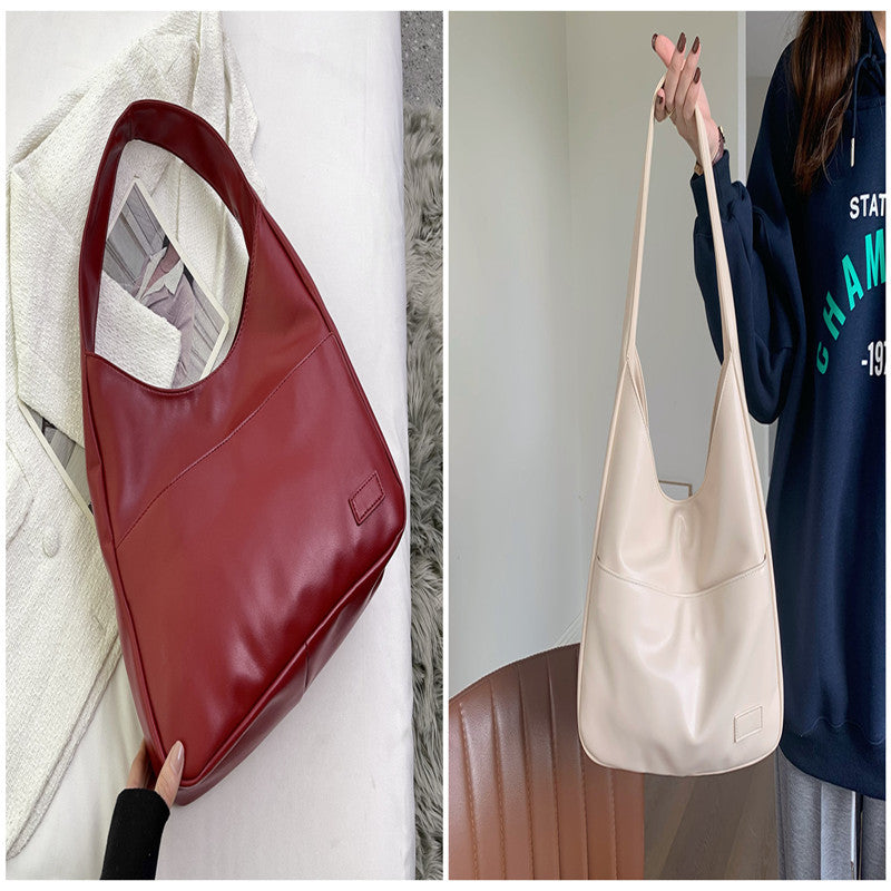 Fashion Tote Bag Large Capacity Casual Shoulder Bag Women's Commuting Handbag College Student