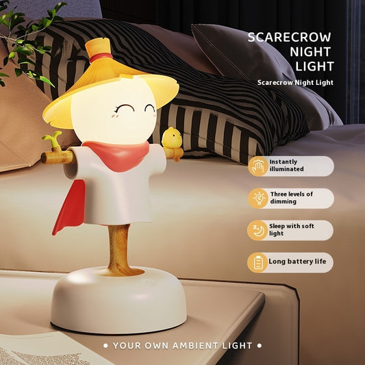 Scarecrow Small Night Lamp USB Home Bedroom Sleeping Ambience Light