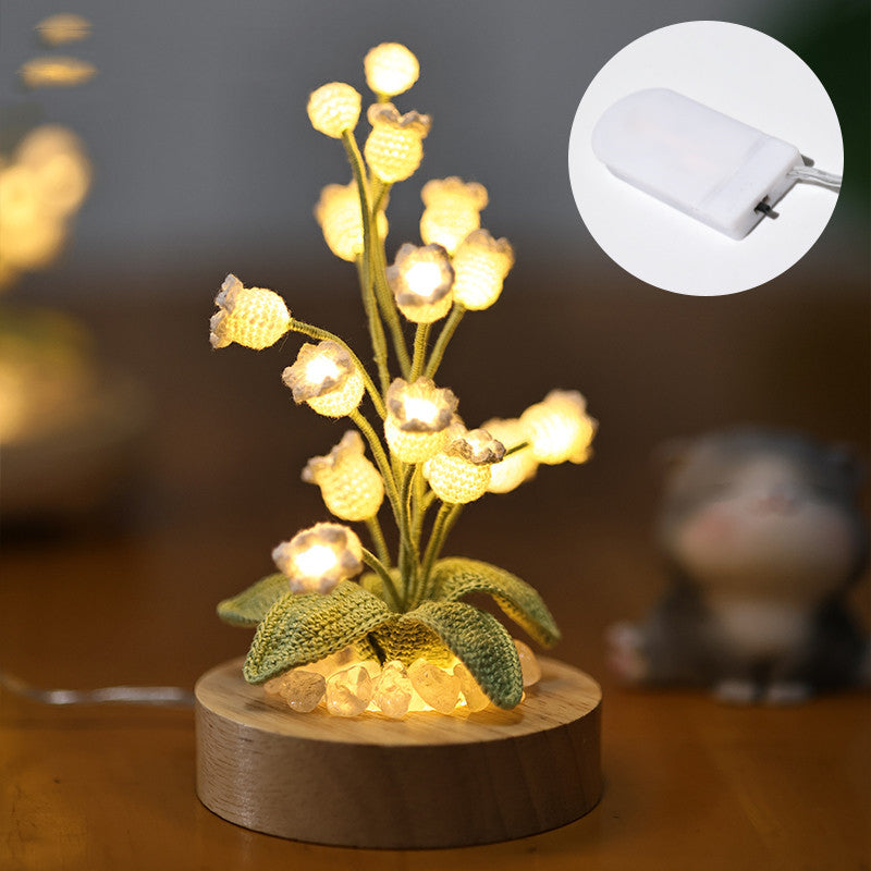 Lily Of The Valley Tulip Night Light /  tulip cube lamp