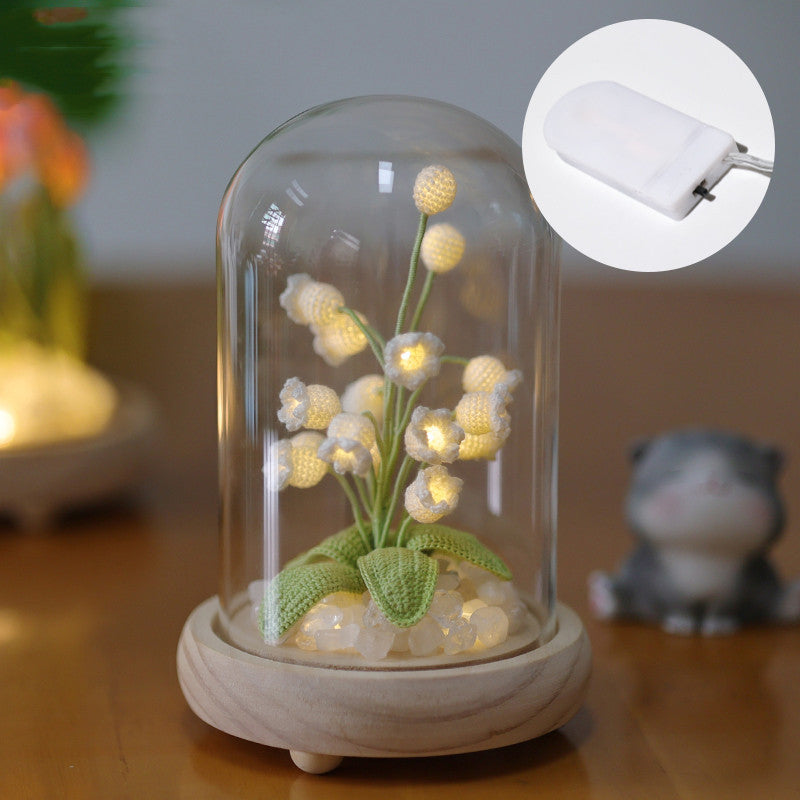 Lily Of The Valley Tulip Night Light /  tulip cube lamp