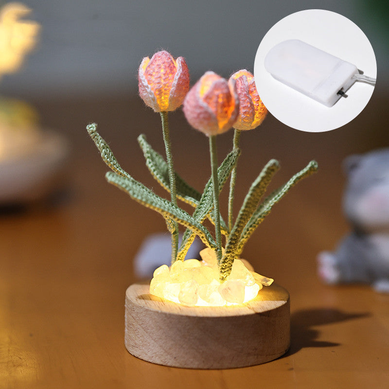 Lily Of The Valley Tulip Night Light /  tulip cube lamp